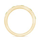 Channel Set Peridot and Diamond Half Eternity Ring for Women