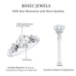 Brilliant Cut Moissanite Rose Engagement Ring For Women