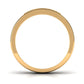 Certified Real Diamond Wedding Band with Black Enamel