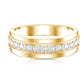 Lab Grown Diamond Half Eternity Mens Wedding Band