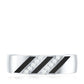 Certified Diamond Enamel Wedding Band