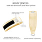 Classic Moissanite Mens Wedding Band with Black Enamel