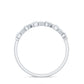 Real Diamond Half Eternity Infinity Ring