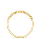 Real Diamond Half Eternity Infinity Ring
