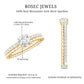 Round Cut Moissanite Designer Engagement Ring With Certificate