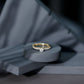 Round Cut Moissanite Designer Engagement Ring With Certificate