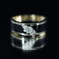 Classic Moissanite Mens Wedding Band Ring