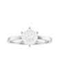 Anillo de Promesa de Diamante Natural con Engaste de Ilusión