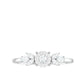 Nature Inspired Diamond Leaf Promise Ring for Women