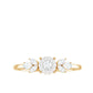 Nature Inspired Diamond Leaf Promise Ring for Women