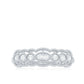 Vintage Inspired Natural Diamond Anniversary Ring