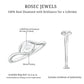 Anillo de promesa minimalista de diamante real certificado para mujer