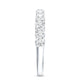 Lab Grown Diamond Half Eternity Wedding Band for Women