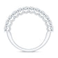 Lab Grown Diamond Half Eternity Wedding Band for Women