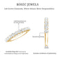 Lab Grown Diamond Half Eternity Wedding Band for Women