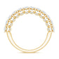 Lab Grown Diamond Half Eternity Wedding Band for Women