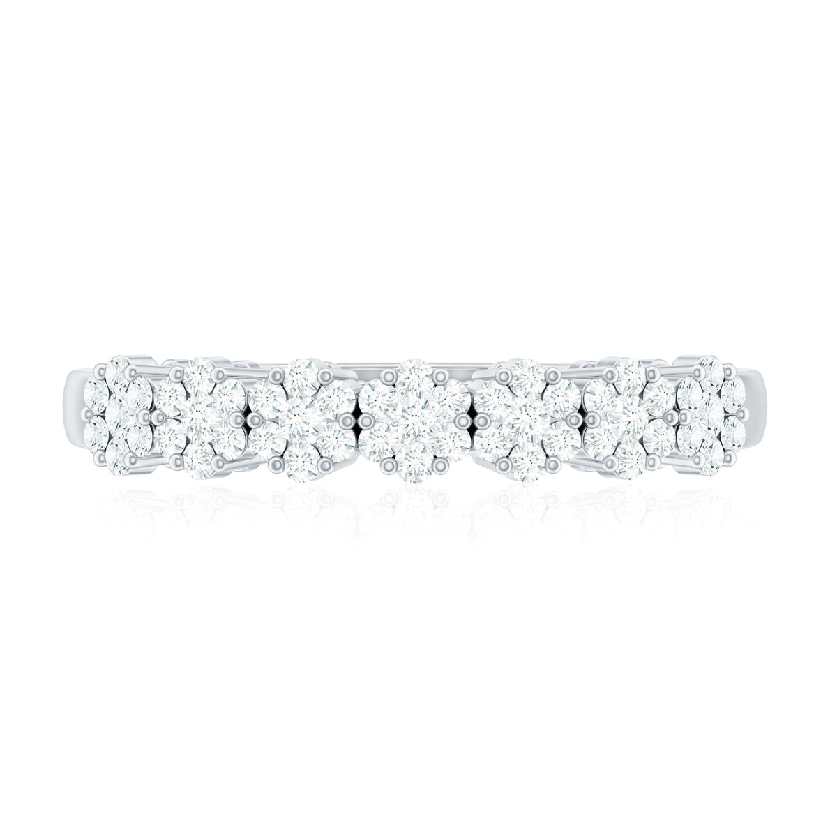 Certified Diamond Cluster Anniversary Ring