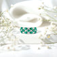 Oval Cut Lab Grown Emerald Statement Wedding Band with Diamond