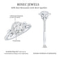 Certified 1.3 Carat Moissanite Floral Engagement Ring for Women