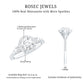 Moissanite Halo Engagement Ring for Her with Certificate