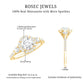 Moissanite Halo Engagement Ring for Her with Certificate