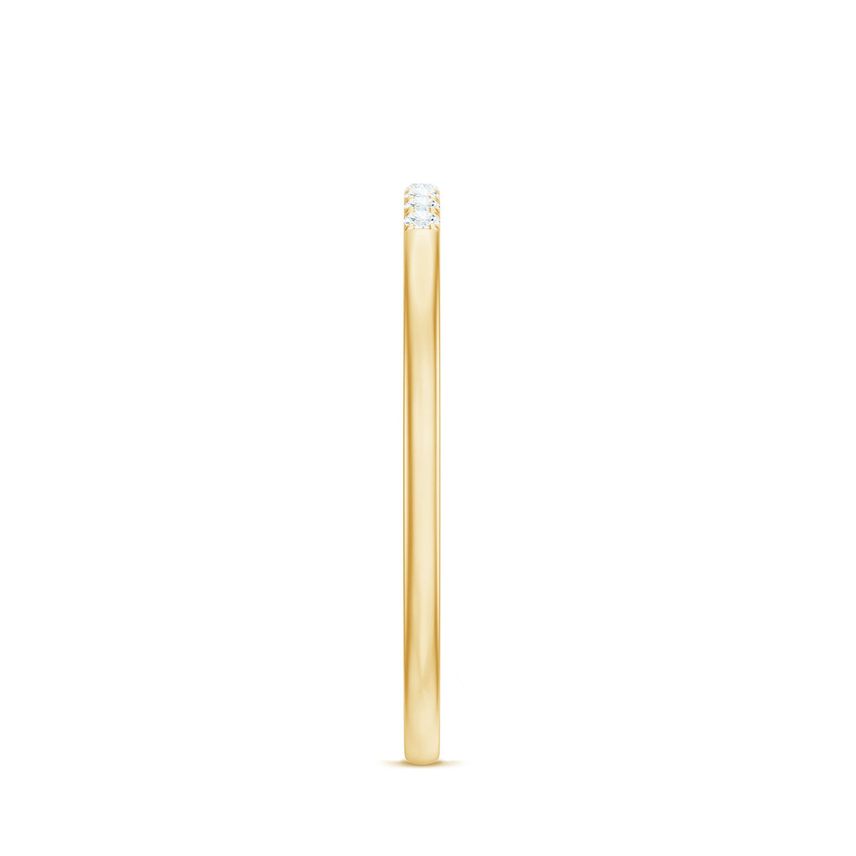 Anillo Apilable Minimalista de Diamantes para Mujer