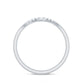 Natural Diamond Curved Enhancer Ring for Women