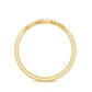 Natural Diamond Curved Enhancer Ring for Women