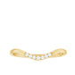 Natural Diamond Curved Enhancer Ring for Women
