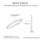 Stackable Diamond Eternity Ring in Fish Tail Setting