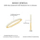 Stackable Diamond Eternity Ring in Fish Tail Setting