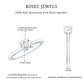 Certified 0.9 Carat Moissanite Solitaire Promise Ring for Her