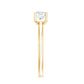 Certified 0.9 Carat Moissanite Solitaire Promise Ring for Her