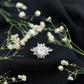 Certified Round Moissanite Halo Engagement Ring for Her