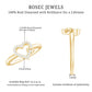 Certified Diamond Open Heart Promise Ring