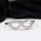 Certified Prong Set Diamond Infinity Promise Ring