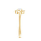 Certified Real Diamond Promise Ring with Bypass Shank