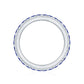 Marquise Lab Created Blue Sapphire and Diamond Wedding Band Ring