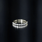 Natural Diamond Half Eternity Stackable Ring