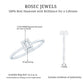 Baguette Cut Diamond Halo Promise Ring with Certificate