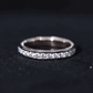 Certified Moissanite Eternity Ring in Channel Setting