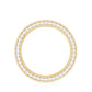 Certified Moissanite Eternity Ring in Channel Setting