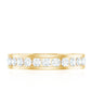 Certified Moissanite Eternity Ring in Channel Setting