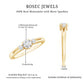Certified Moissanite 3 Stone Proposal Ring For Her