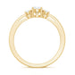 Certified Moissanite 3 Stone Proposal Ring For Her