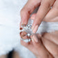 Certified Moissanite 3 Stone Engagement Ring