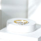 Certified Moissanite 3 Stone Engagement Ring