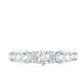 Anillo de compromiso de moissanita estilo vintage para mujer