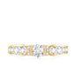 Anillo de compromiso de moissanita estilo vintage para mujer