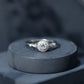 Round Cut Moissanite Antique Engagement Ring